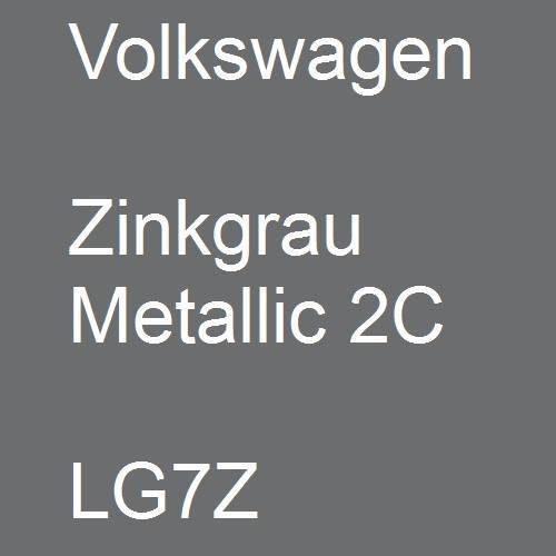 Volkswagen, Zinkgrau Metallic 2C, LG7Z.